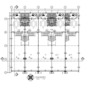 Floor plan AutoCAD drawing